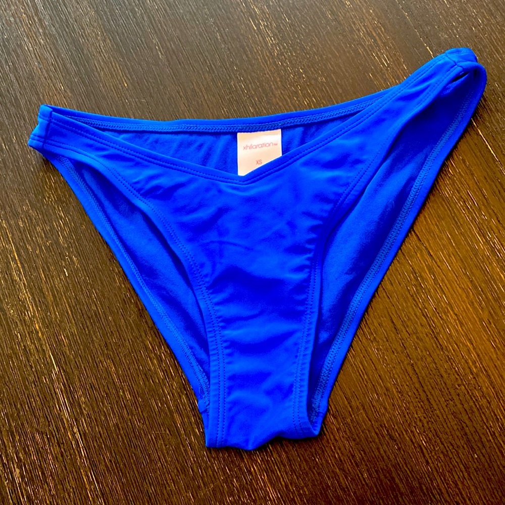 Xhilaration Bikini Bottoms, Royal Blue, XS